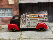 Loose Hot Wheels - Fast Gassin Fuel Truck - Red, Black and Chrome