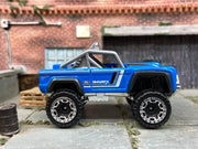 Loose Hot Wheels Ford Bronco 4×4 Dressed in Blue HWGRFX Livery