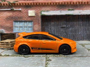 Loose Hot Wheels - Ford Focus RS - Orange and Black