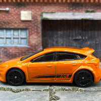 Loose Hot Wheels - Ford Focus RS - Orange and Black