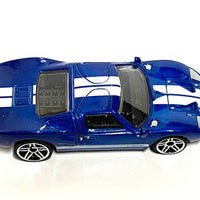 Loose Hot Wheels - Ford GT40 - Blue and White