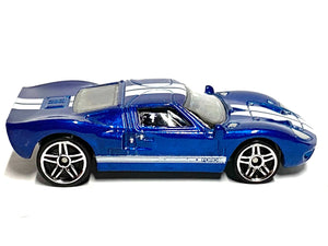 Loose Hot Wheels - Ford GT40 - Blue and White