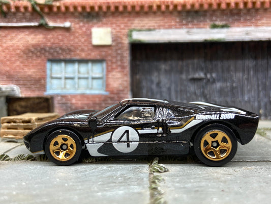 Loose Hot Wheels - Ford GT40 - Black Gumball 3000 Livery