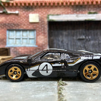 Loose Hot Wheels Ford GT40 Dressed in Black Gumball 3000 Livery