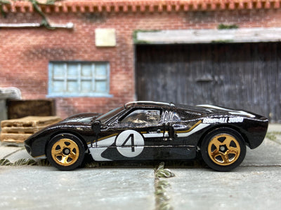 Loose Hot Wheels Ford GT40 Dressed in Black Gumball 3000 Livery