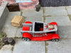 Loose Hot Wheels Ford Model A Pick Up Hooligan Dressed in Primer Gray and Red