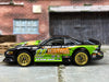Loose Hot Wheels Ford Mustang Cobra Race Car Dressed in Black and Green Mustang OSO Livery
