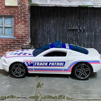 Loose Hot Wheels - Ford Mustang GT Concept - White, Red and Blue Track Patrol