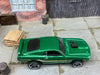 Loose Hot Wheels Ford Mustang Mach 1 Dressed in Green with Stirpes