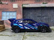 Loose Hot Wheels - Ford Mustang Mach-E 1400 - Dark Blue and Silver Ford Performance