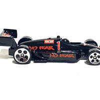 Loose Hot Wheels - Hot Wheels 500 Indy Car - Black and Red No Fear 1