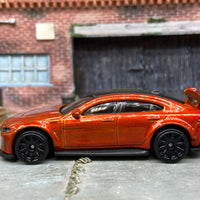 Loose Hot Wheels Jaguare XE SV Project 8 Dressed in Orange