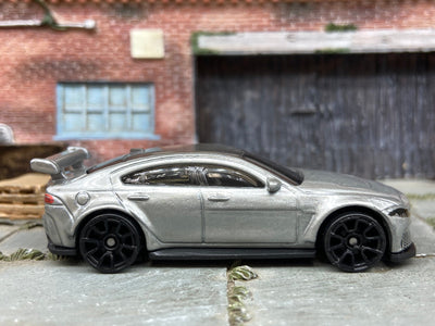 Loose Hot Wheels Jaguare XE SV Project 8 Dressed in Silver