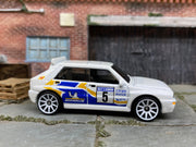 Loose Hot Wheels - Lancia Delta Integrale Race Car - White Race Livery