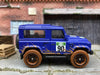 Loose Hot Wheels Land Rover Defender 90 in Dark Blue Off Road