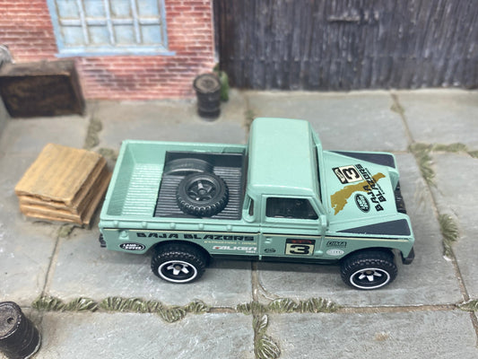 Loose Hot Wheels - Land Rover Series III - Green Off Road