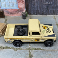 Loose Hot Wheels Land Rover Series III in Tan and Black Off Road