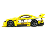 Loose Hot Wheels - LB Super Silhouette Nissan Silvia S15 - Yellow and White LBWK 23