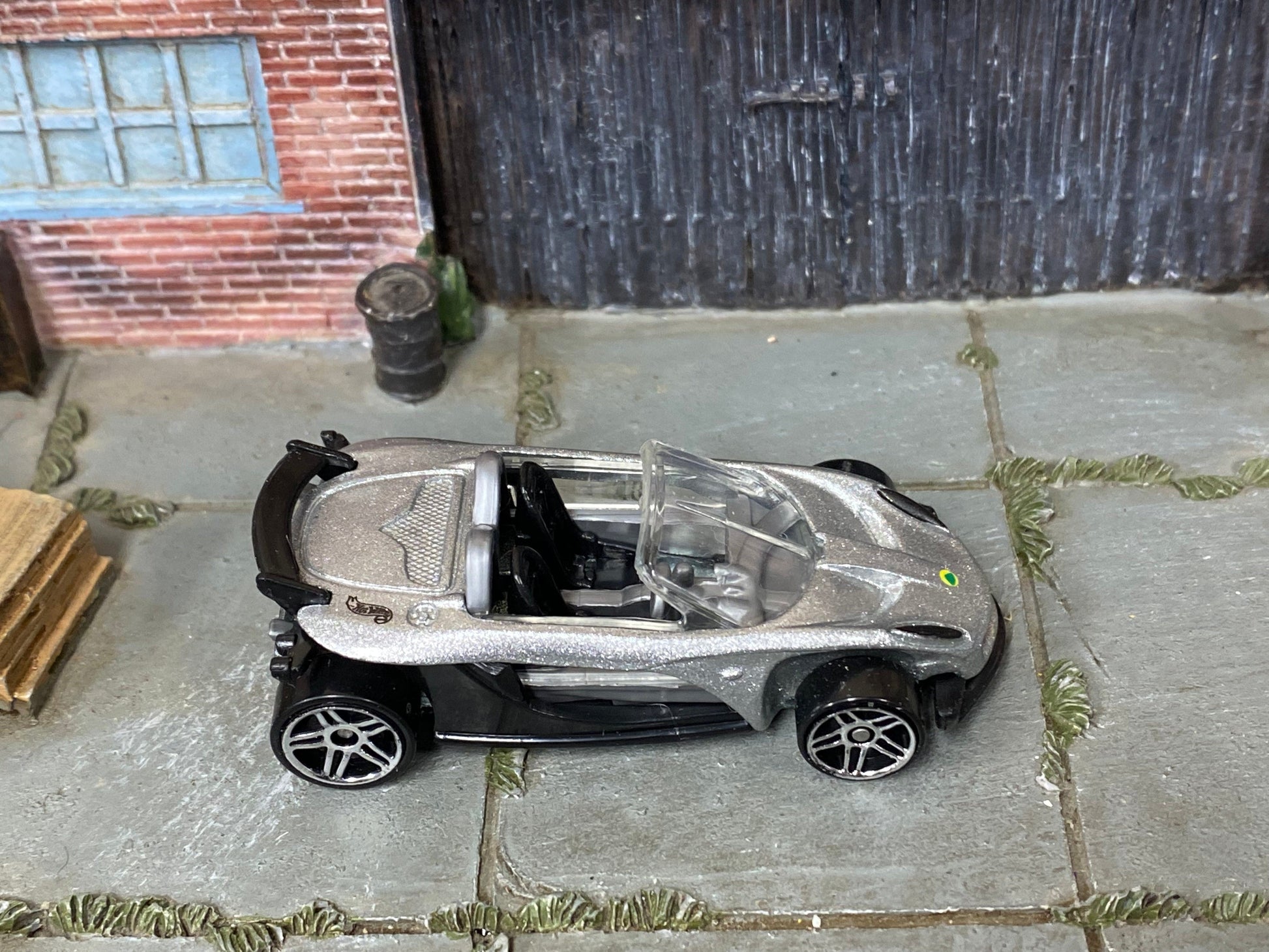 Loose Hot Wheels - Lotus Elise 340R - Silver and Black
