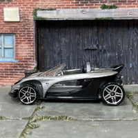 Loose Hot Wheels - Lotus Elise 340R - Silver and Black