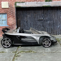 Loose Hot Wheels - Lotus Elise 340R - Silver and Black