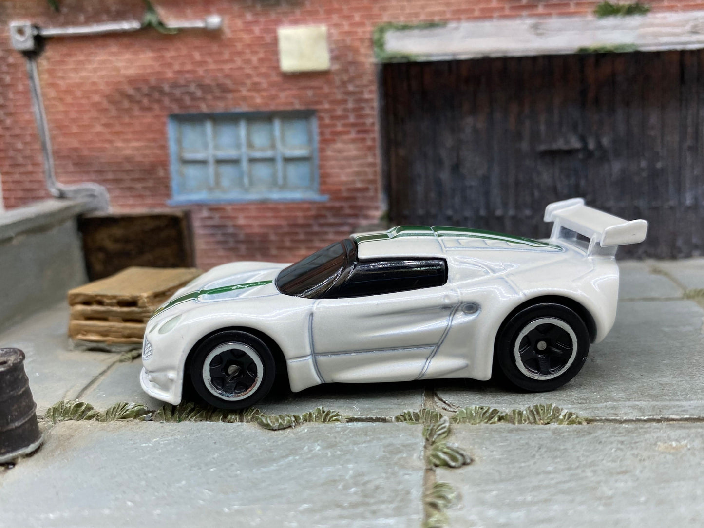 Loose Hot Wheels - Lotus Sport Elise - White and Green