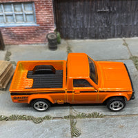 Loose Hot Wheels Mazda REPU Mini Truck - Orange and Black
