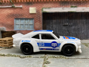 Loose Hot Wheels Mazda RX-3 - White and Blue