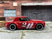 Loose Hot Wheels - Nissan Fairlady 2000 - Dark Red and White
