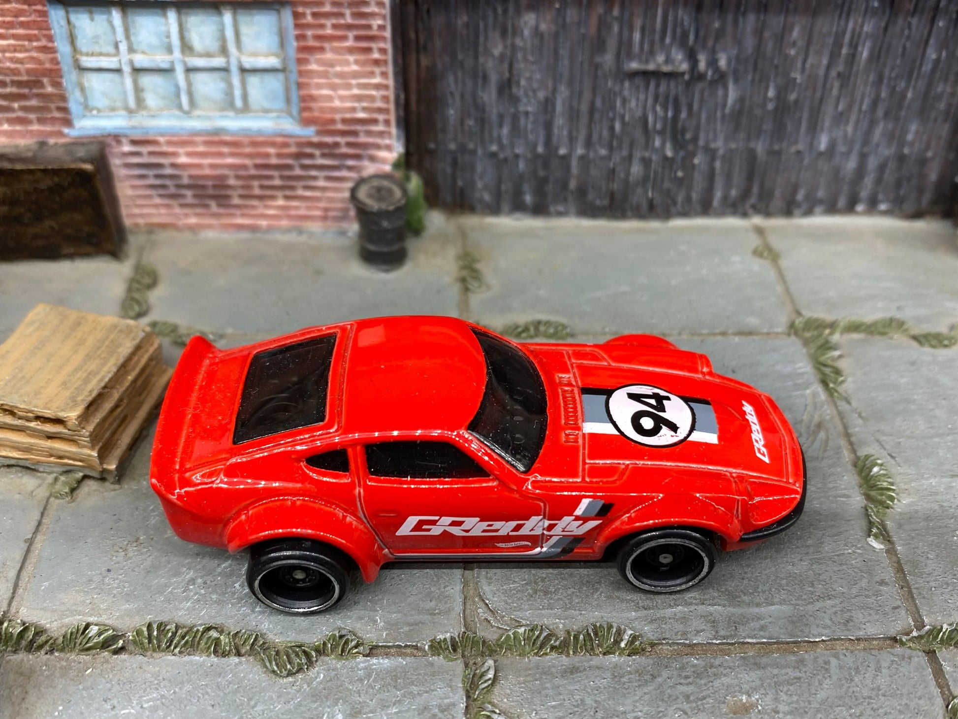 Loose Hot Wheels - Nissan Fairlady Z - Red, Black, White and Gray 94