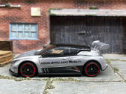 Loose Hot Wheels - Nissan Leaf Nismo RC02 - Silver and Black
