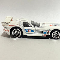 Loose Hot Wheels - Panoz GTR-1 - White, Red and Blue