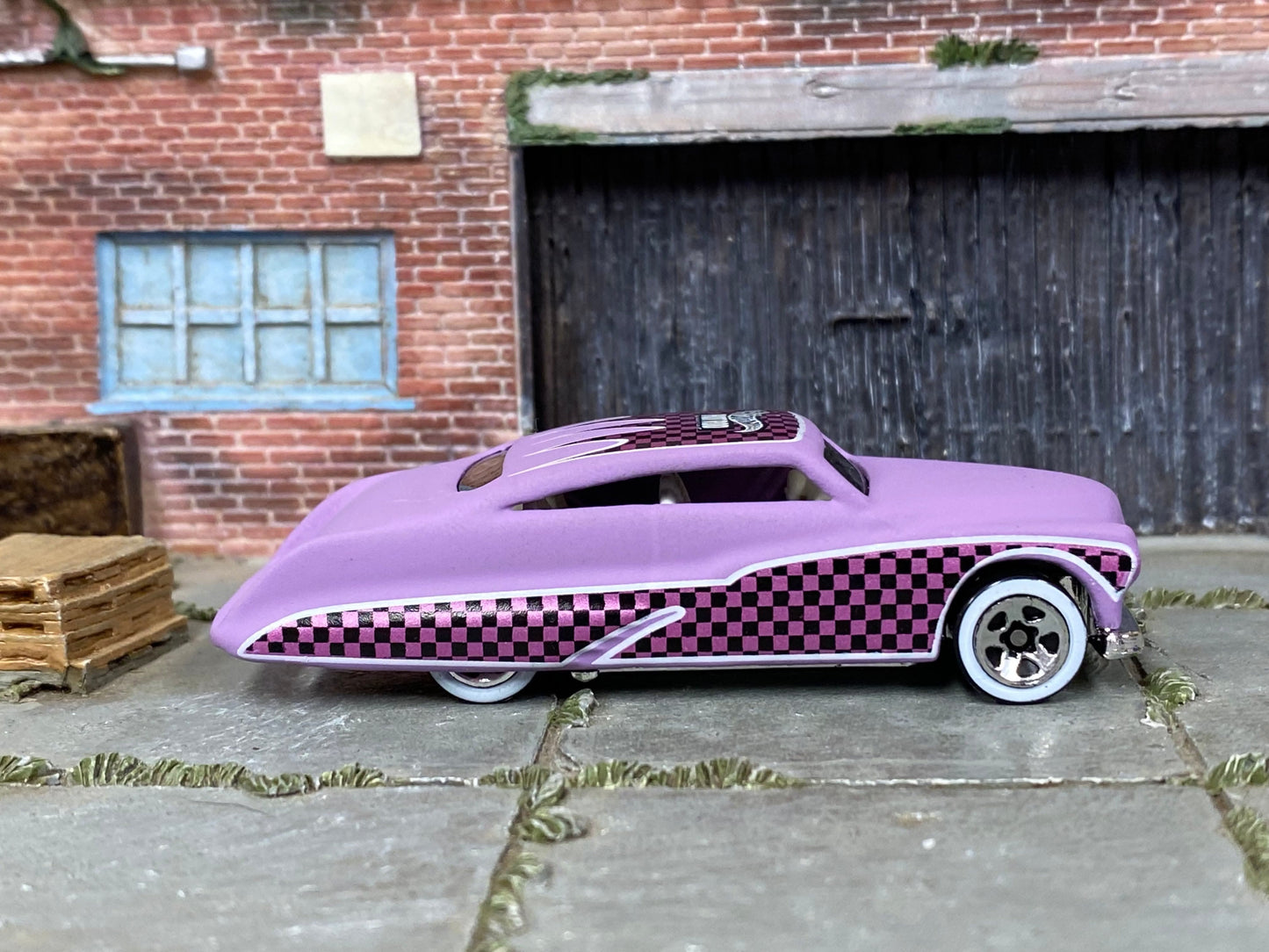 Loose Hot Wheels - Pearl Passion - Purple Checkered Flag Hot Rod