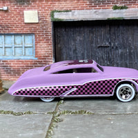 Loose Hot Wheels - Pearl Passion - Purple Checkered Flag Hot Rod