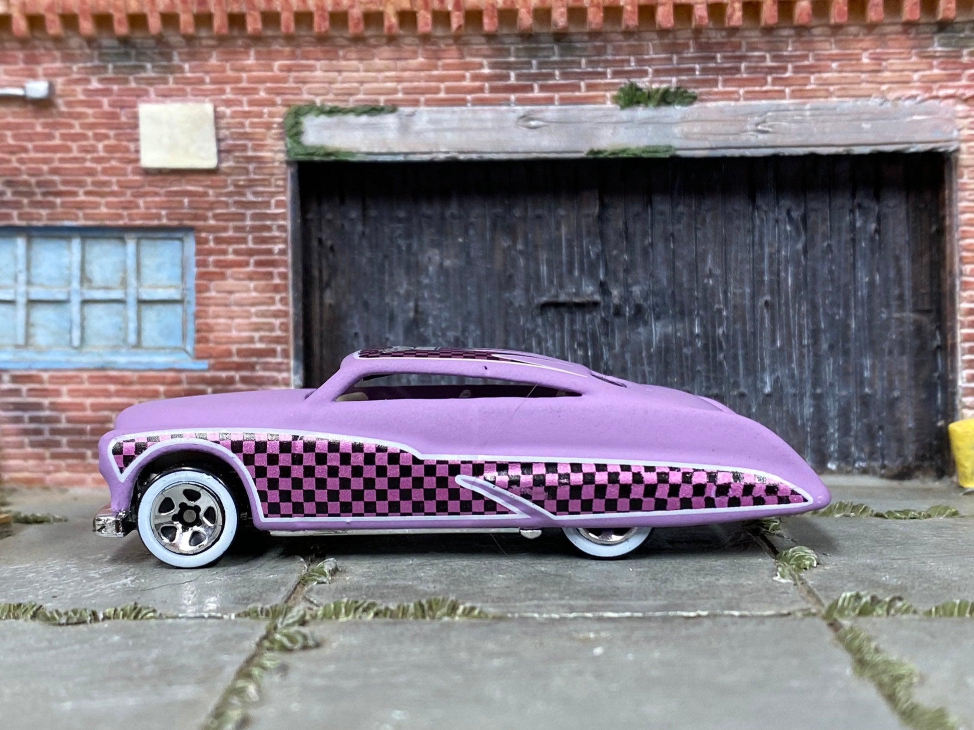 Loose Hot Wheels - Pearl Passion - Purple Checkered Flag Hot Rod