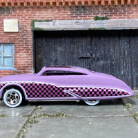 Loose Hot Wheels - Pearl Passion - Purple Checkered Flag Hot Rod