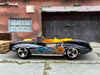 Loose Hot Wheels: Plymouth Barracuda Convertible King Kuda - Black and Neon