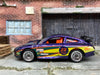 Loose Hot Wheels Porsche 911 GT3 CUP Dressed in Purple, Red, Yellow and Green