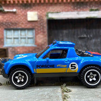 Loose Hot Wheels Porsche 914 Safari Dressed in Blue
