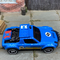 Loose Hot Wheels Porsche 914 Safari Dressed in Blue