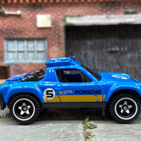 Loose Hot Wheels Porsche 914 Safari Dressed in Blue