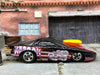 Loose Hot Wheels Pro Stock Pontiac Firebird Dressed in Black and Orange Kaboom Livery