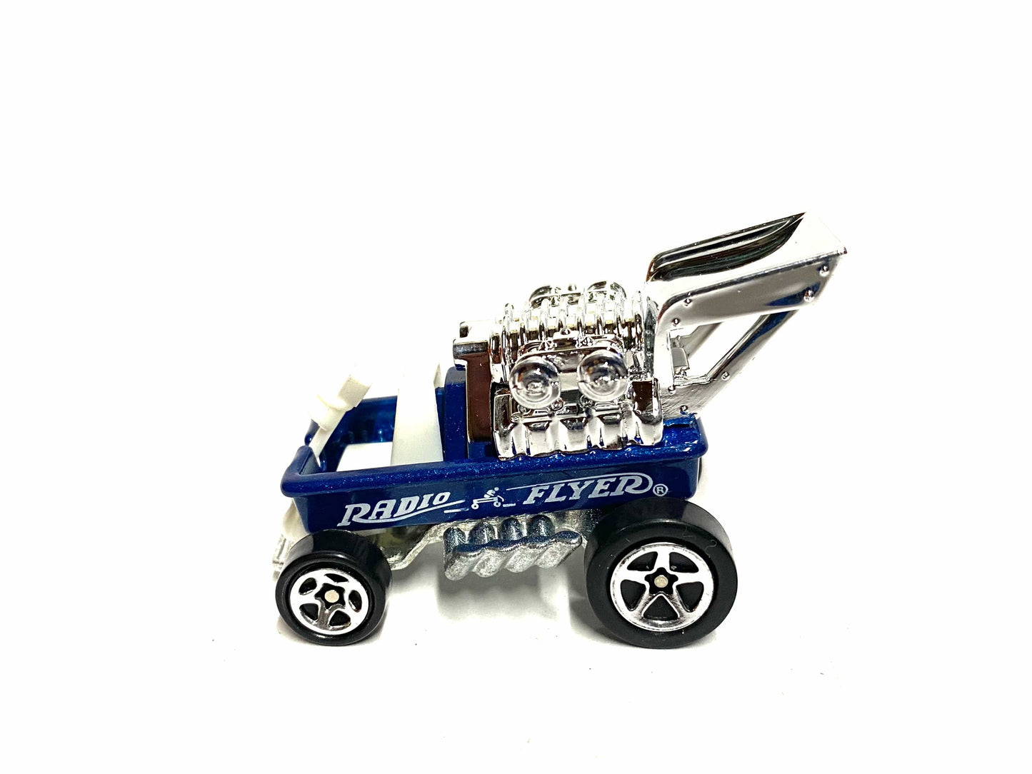 Loose Hot Wheels - Radio Flyer Wagon - Blue