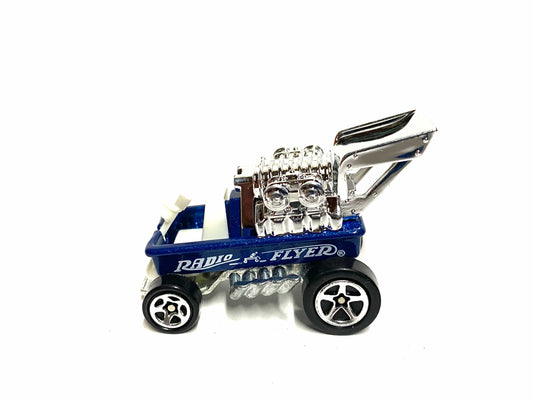 Loose Hot Wheels - Radio Flyer Wagon - Blue