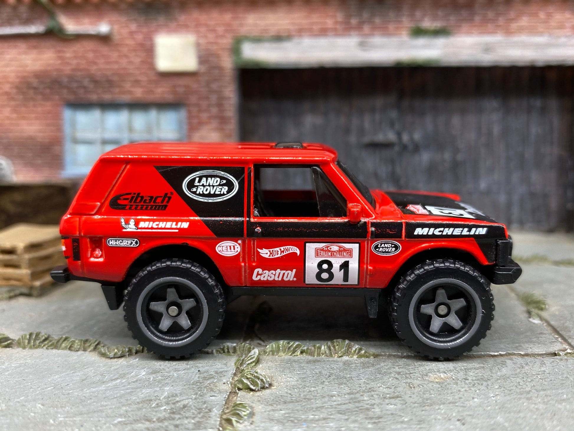 Loose Hot Wheels - Range Rover Classic - Red 81 Off Road