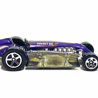 Loose Hot Wheels - Rocket Oil Special Race Car - Purple Rocket