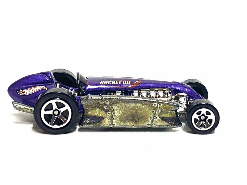 Loose Hot Wheels - Rocket Oil Special Race Car - Purple Rocket