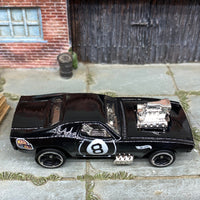 Loose Hot Wheels - Rodger Dodger - Black and White 8 Ball