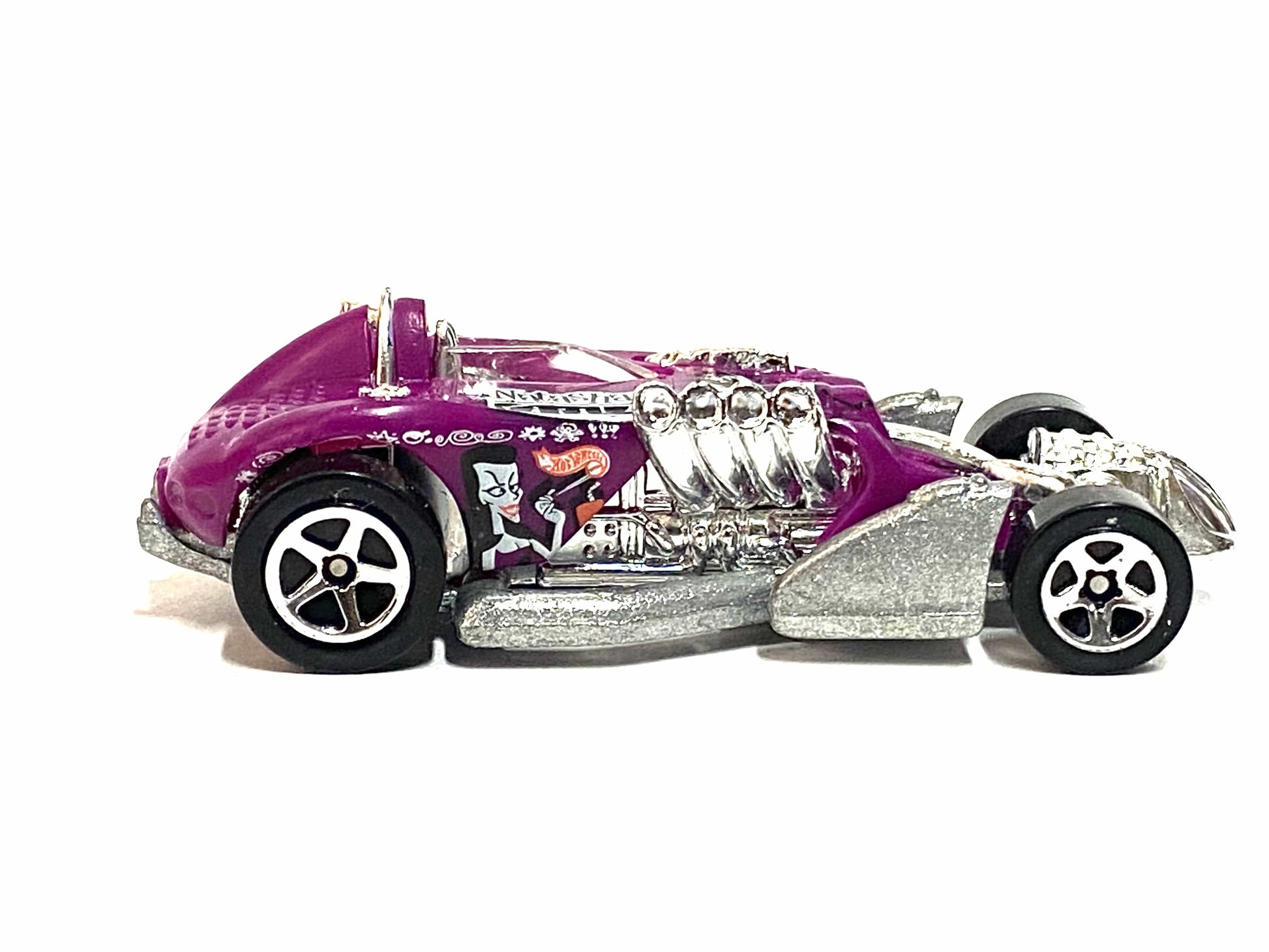 Loose Hot Wheels - Salt flat Racer - Purple Natasha Fatale