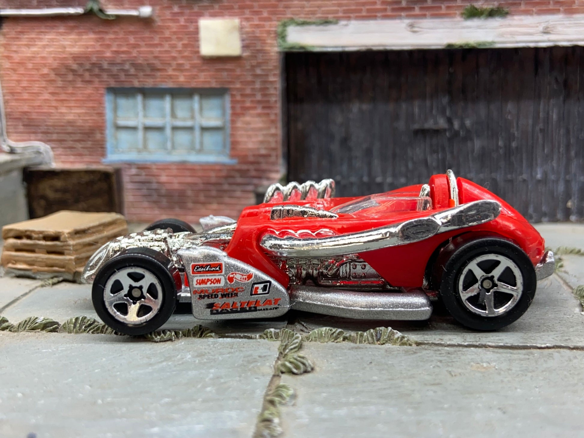 Loose Hot Wheels - Salt flat Racer - Red